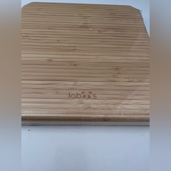 La Boos squared bamboo plate with dividers set of two - Picture 4 of 7